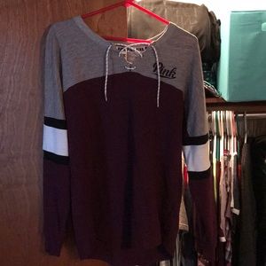 Pink oversized jersey